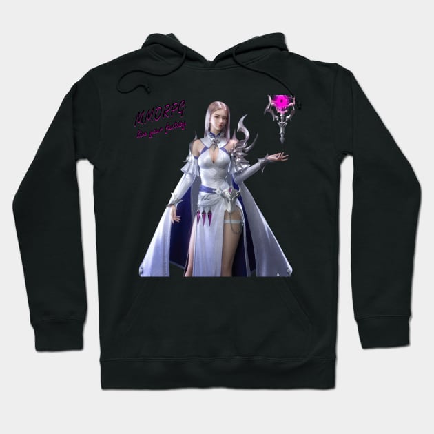 Asian Fantasy MMORPG Character Hoodie by GamingAtMax